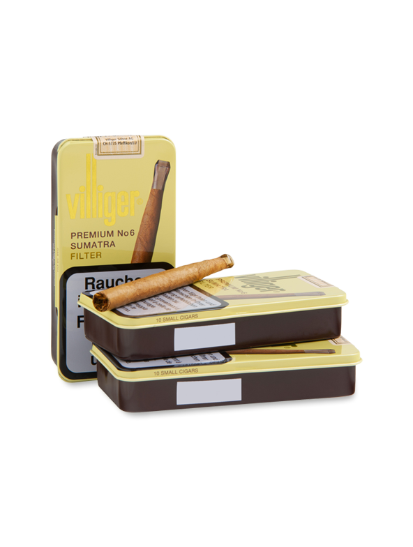 Villiger-Premium-No6-Sumatra-Filter-Stapelaufnahme-CH